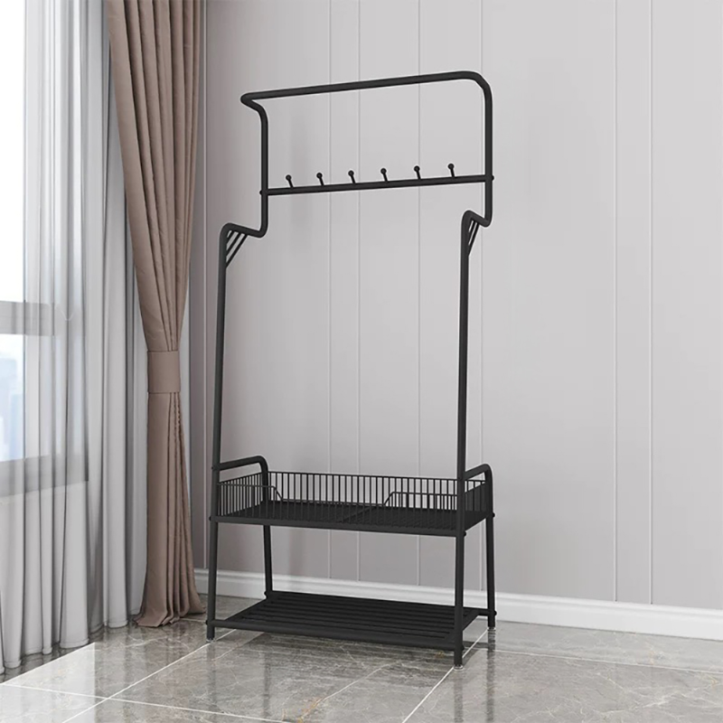 多功能置物衣帽架｜80CM面寬 IRON-80-178