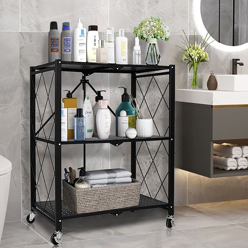 秒開摺疊收納架｜三層/四層  LAYER