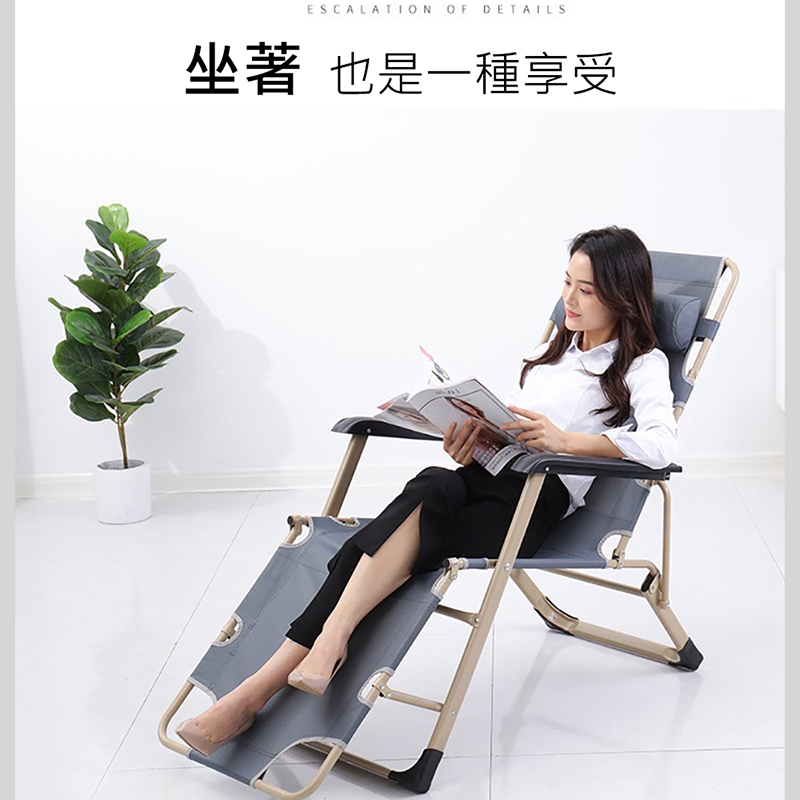 牛津布摺疊躺椅｜贈珍珠綿墊    Chair01