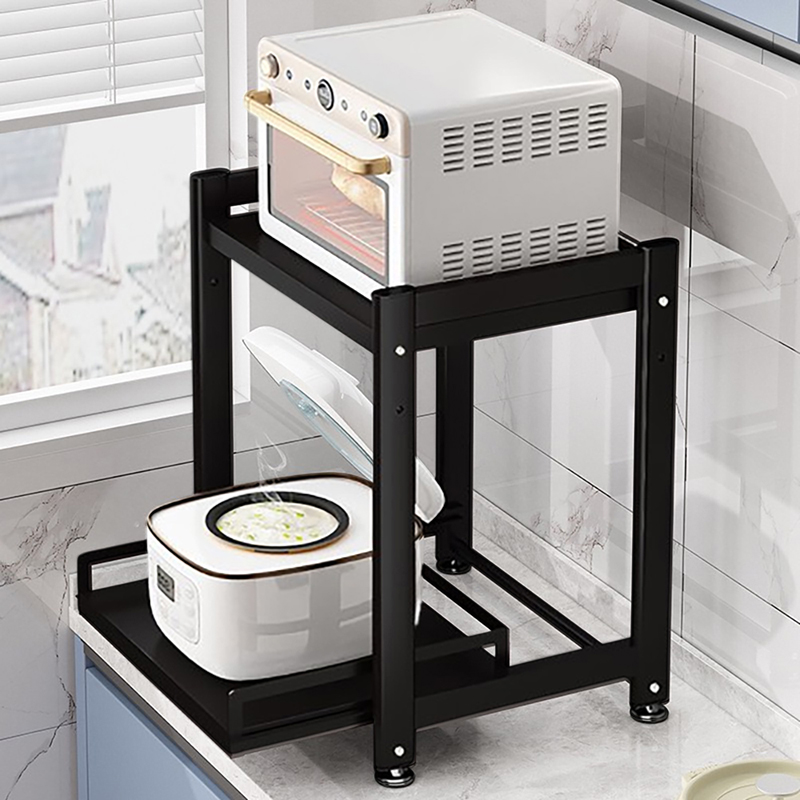 微波爐收納置物架｜一固定一拉板  APP-R-02