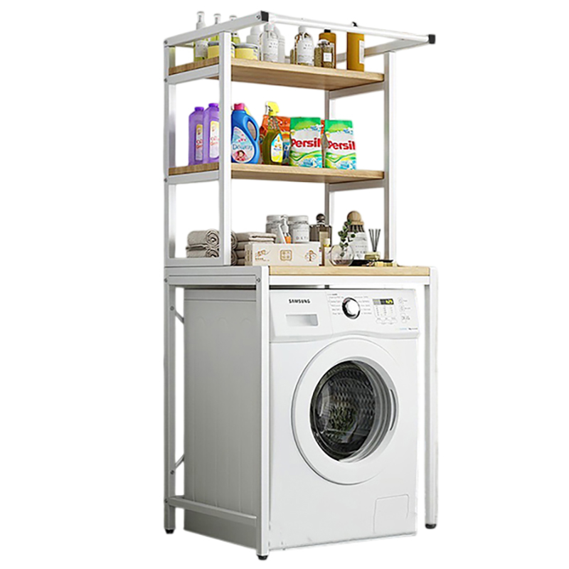 多功能滾筒式洗衣機收納架｜三層款   Z-05