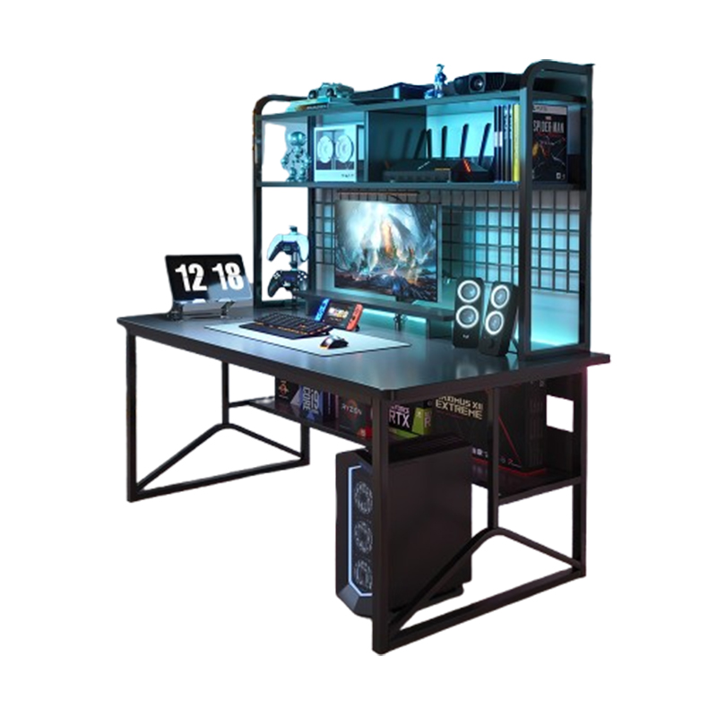 工業風雙層置物架電腦桌   A320