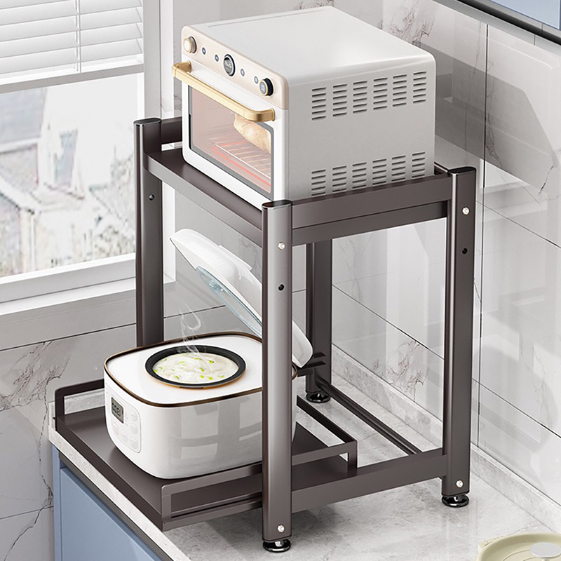 微波爐收納置物架｜一固定一拉板  APP-R-02