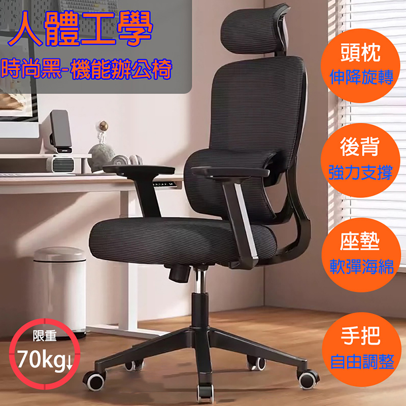 人體工學機能辦公椅      Ergonomics