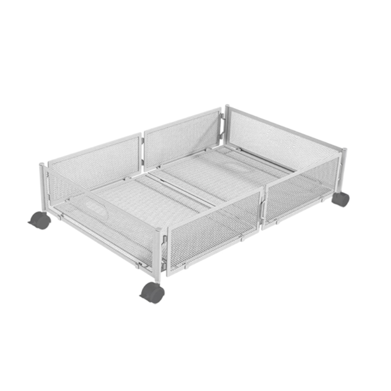 床底收納置物網籃｜附輪