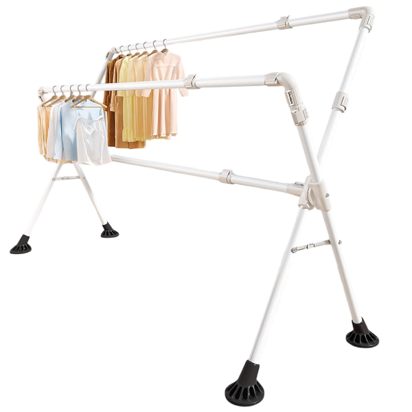 2.5米摺疊伸縮X曬衣架