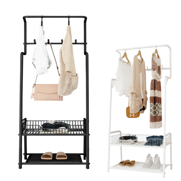 多功能置物衣帽架｜80CM面寬 IRON-80-178