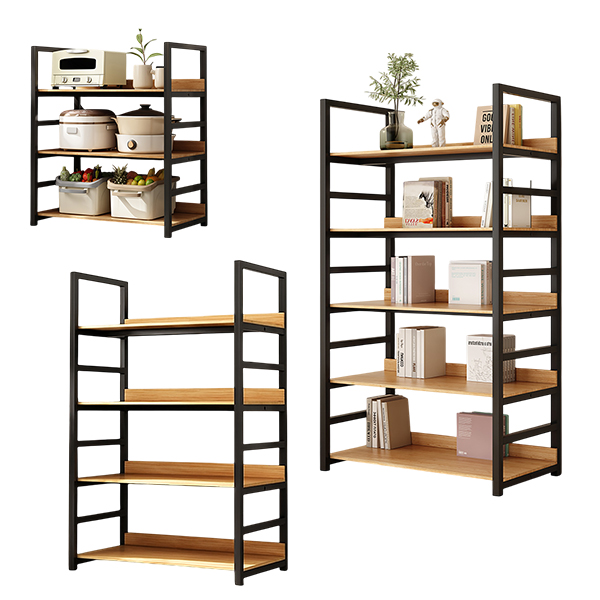 耐重木板置物層架｜三層/四層/五層 