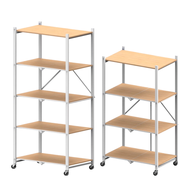 輕奢多功能折疊置物架｜四層/五層