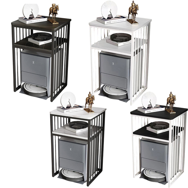 掃地機器人置物架｜雙層圍欄款