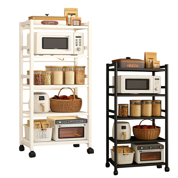 N款層高可調抽拉電器架｜五層 45/60/80 