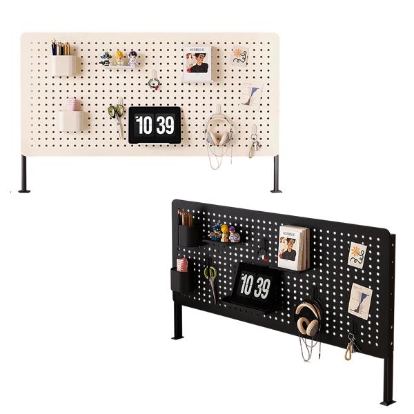 夾式桌上型洞洞板收納架｜80X40  G808