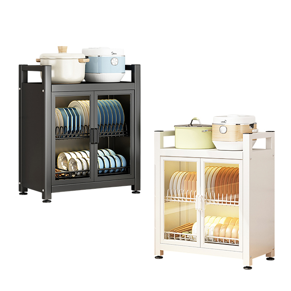 F款多功能碗盤收納置物櫃-三層44/56CM寬