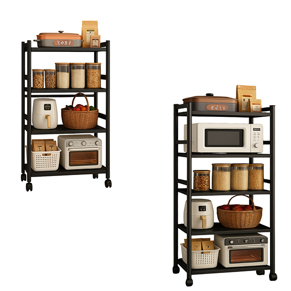 N款層高可調抽拉電器架-四層｜五層   45/60