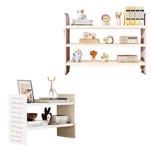 桌上型洞洞板書架 雙層｜三層